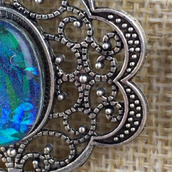 Dichroic Glass or Acrylic Hook Dangle Earrings - Picture 9 of 11